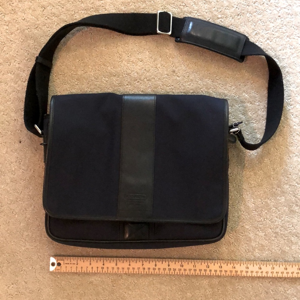 Coach laptop bag Navy Blue